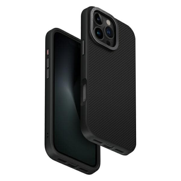 UNIQ Keva Max MagSafe-etui til iPhone 16 Pro Max, sort