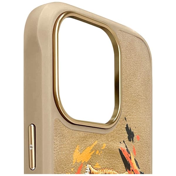 Nimmy Tiger MagSafe-etui til iPhone 16 Pro, lysebrun