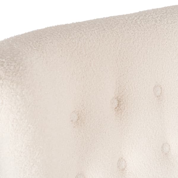 NICO Creme Boucle Moderne Loungestol