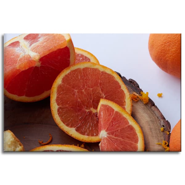 Canvastavla Kök Röd Orange 90x60