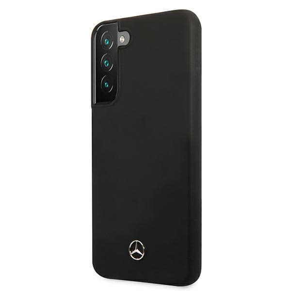 Mercedes Silikone Line Etui til Galaxy S22+, Sort
