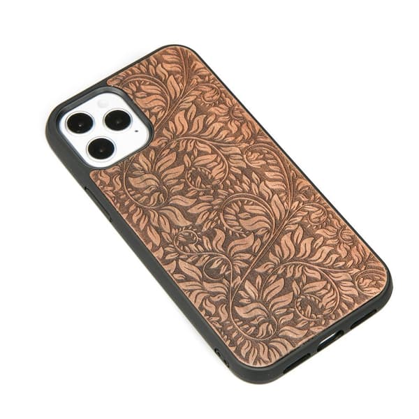 Æbletræsblade Træcover til iPhone 12 / 12 Pro