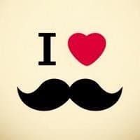 Damklocka Mustache - mustasch - asox (zx548)