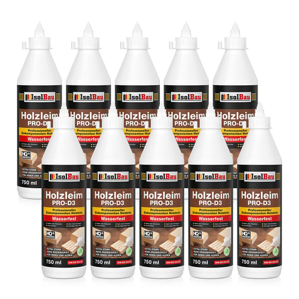 IsolBau Puuliima PRO D3 Puuliima 10 x 750 ml