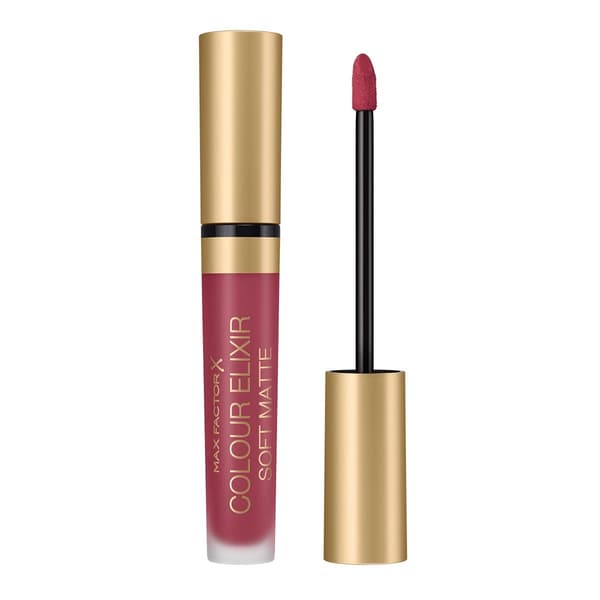 Max Factor Colour Elixir Soft Matte Langtidsholdbar Flydende Læbestift - 35 Falmet Rød 4ml
