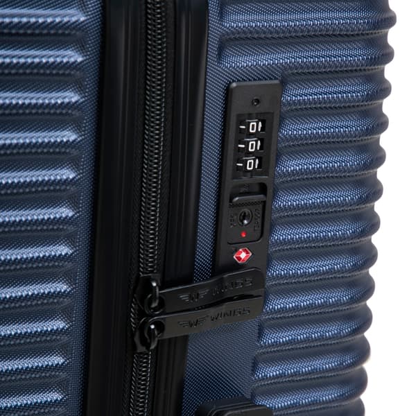 Sæt med 3 WINGS PC ECO BLÅ kufferter
