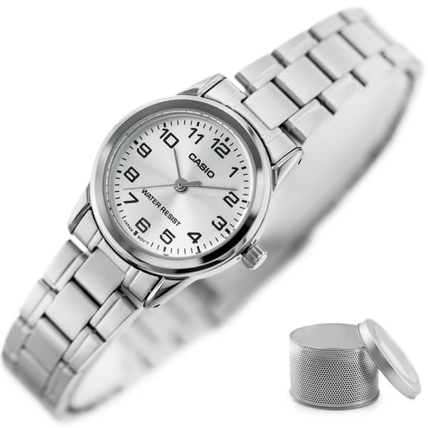 DAMKLOCKA CASIO LTP-V001D-7BUDF (zd589a) + LÅDA