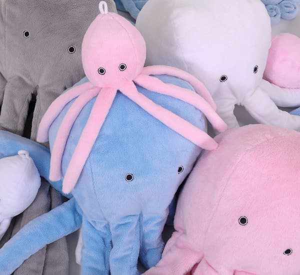 Iso pehmolelu Octopus XXL - sininen