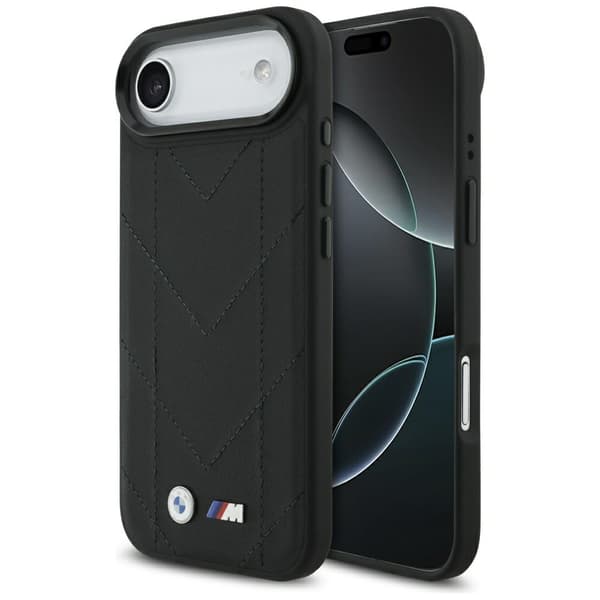 BMW M Quiltet Logo MagSafe-etui til iPhone Air, sort