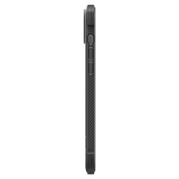 Spigen Rugged Armor Mag-cover til MagSafe til iPhone 14, sort/matsort