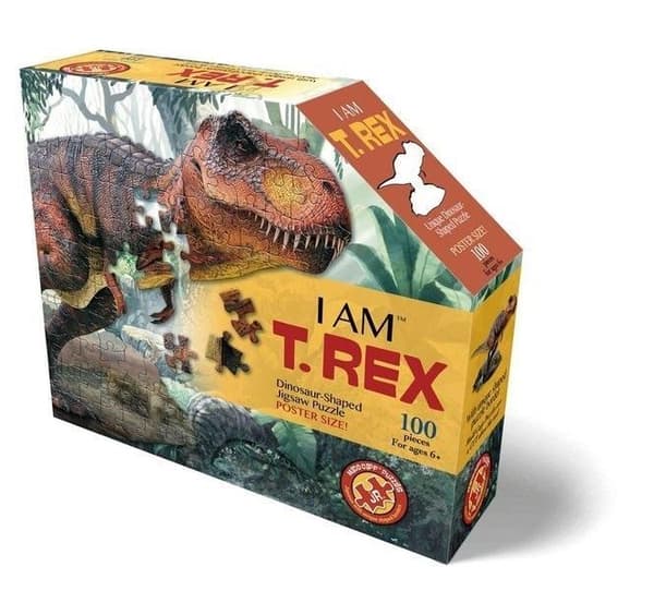 Konturpuslespil 100 Jeg er - T-Rex