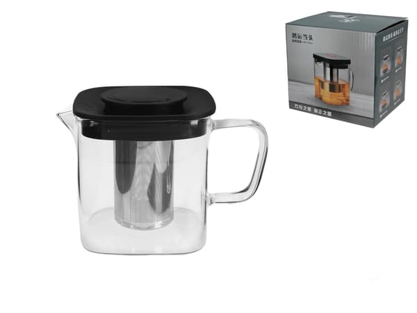 Glaskedel med infuser