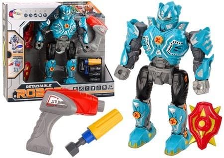 Lysbøjende robotlyd turkis
