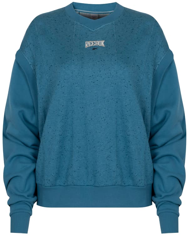REEBOK - DAM CL VARSITY CREW SWEATSHIRT HS0364 L