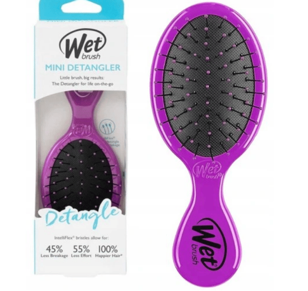 Våtborste Mini Detangler Lila Borste