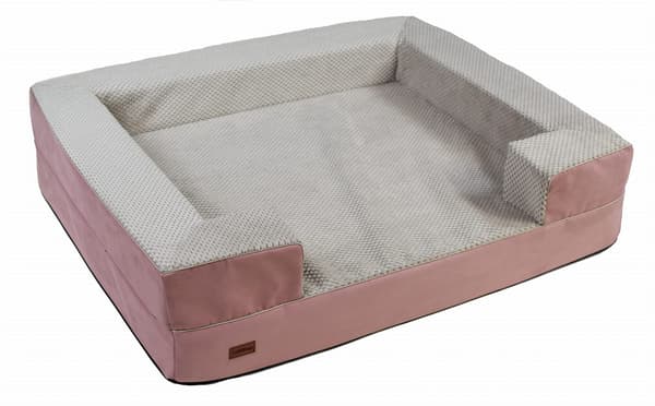 Rex ortopædisk sofa lyserød L - 85 x 70 x 20 cm