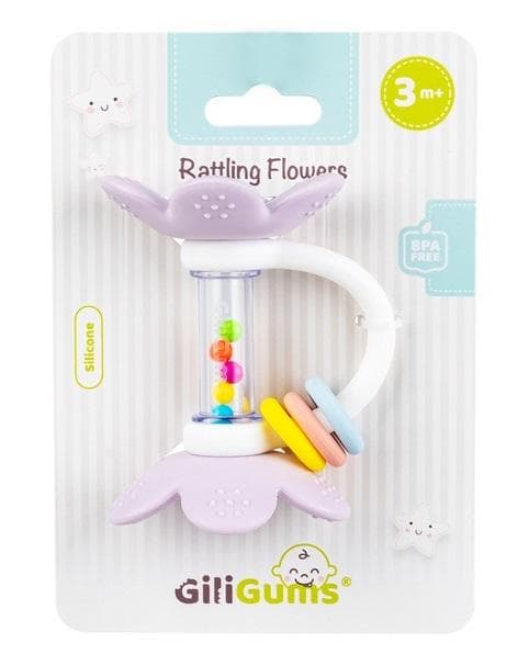 Raslende blomster lilla