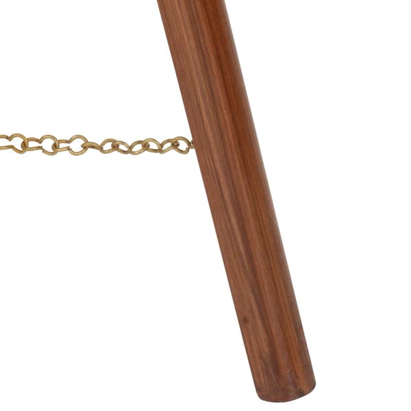vidaXL stativgulvlampe massivt mangotræ 97 cm