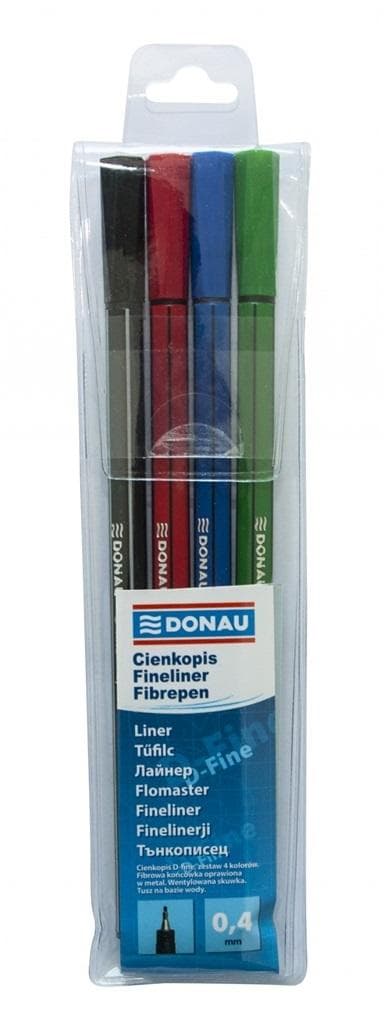 Fineliners 0,4 mm 4 stk.