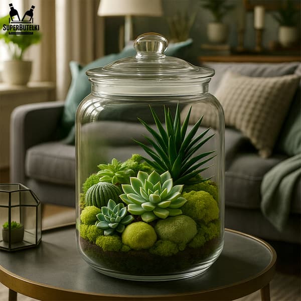 CIACHO 8,5 L glasburk med glaslock