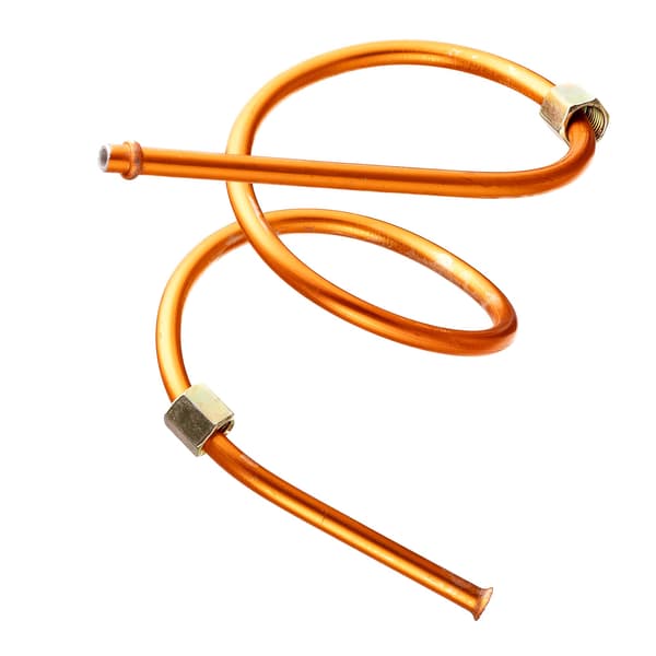 AAC030 6mm 30cm rör med muttrar för tryckbrytare