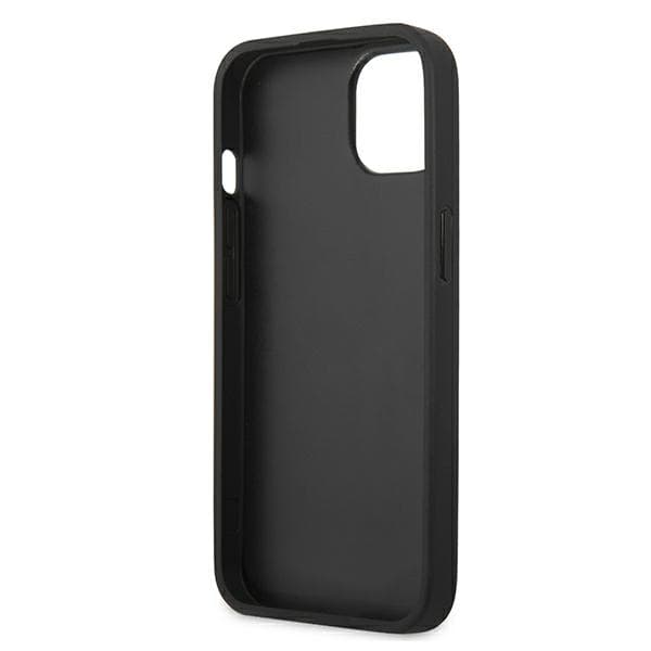 Karl Lagerfeld Saffiano Ikonik Karl`s Patch-etui til iPhone 13 mini, sort