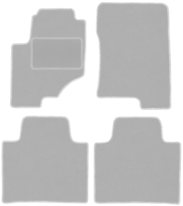 Grå bilmåtter til: SsangYong Rexton II SUV (2017-)