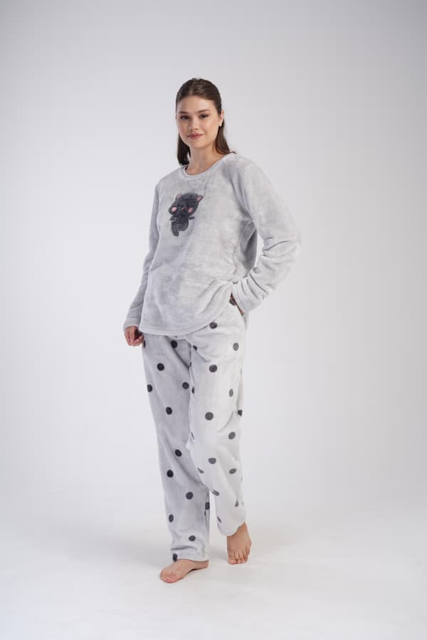Damepyjamas, blød, luftig, tyk, behagelig, varm, 2XL, store størrelser