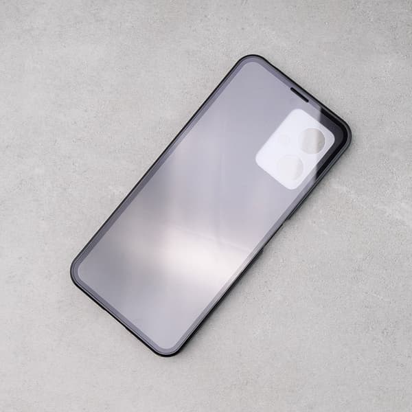 Etui til Xiaomi Redmi Note 12, ERBORD Glass Armor Læder, sort