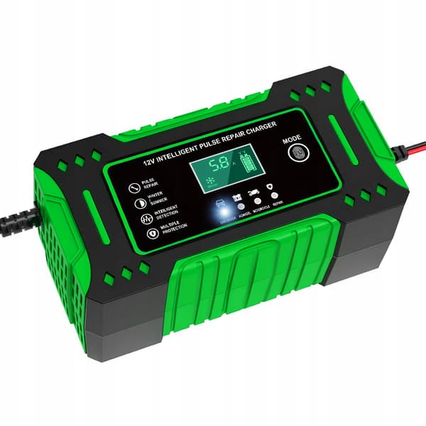 AUTOMATISK BATTERILADDARE MED 12V BATTERIREPARATORSFUNKTION