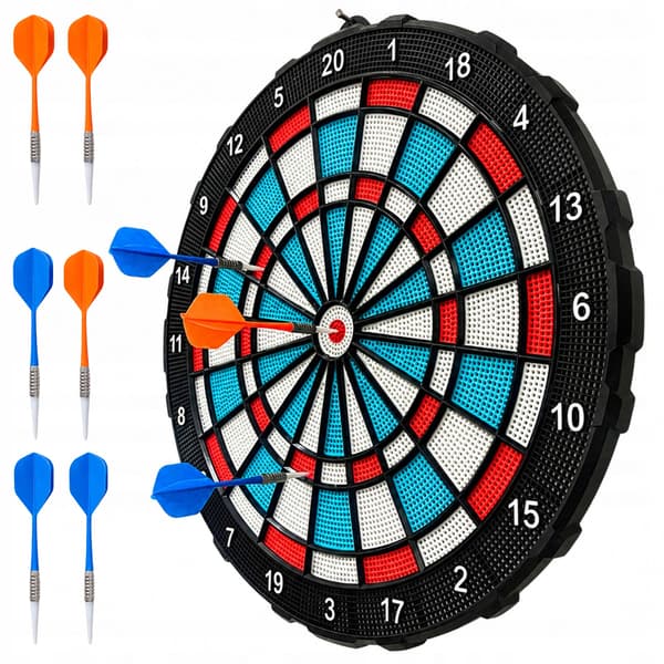 [5] Dartskive 42 cm sæt + pile Z3497