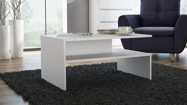 OLA SOFFBORD VARDAGSRUM VITT 100x48x50