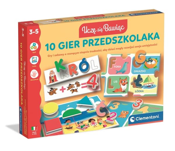 10 esikoulupeliä