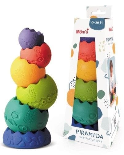 Pastel sensorisk pyramide