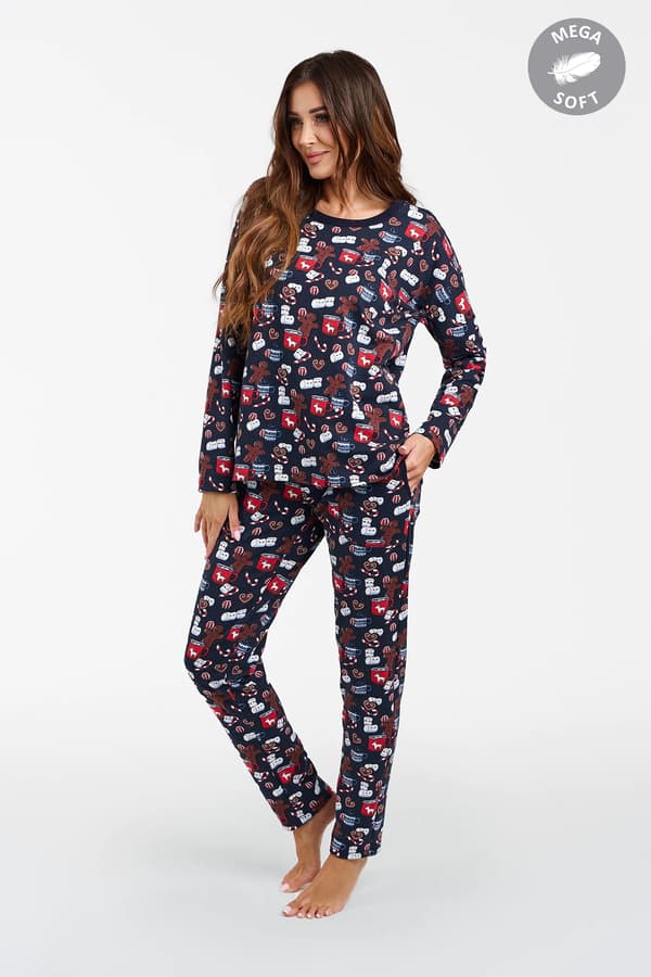 Cookies dampyjamas, långärmad, långbyxor, S