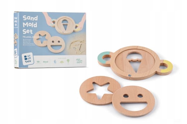 BS Toys, Træ Sandform Sæt