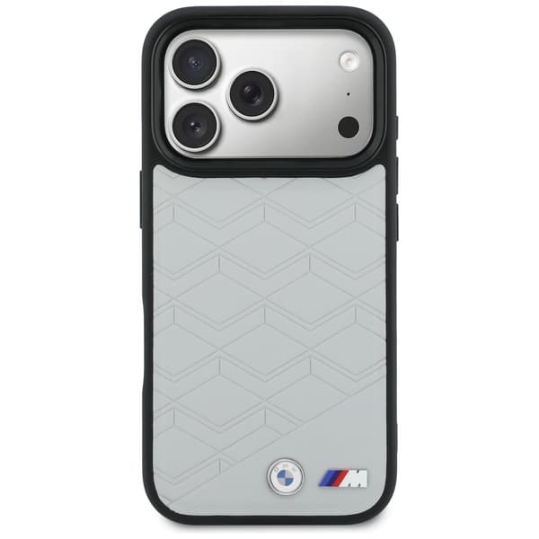 BMW M Shape Logo MagSafe-cover til iPhone 17 Pro Max, grå
