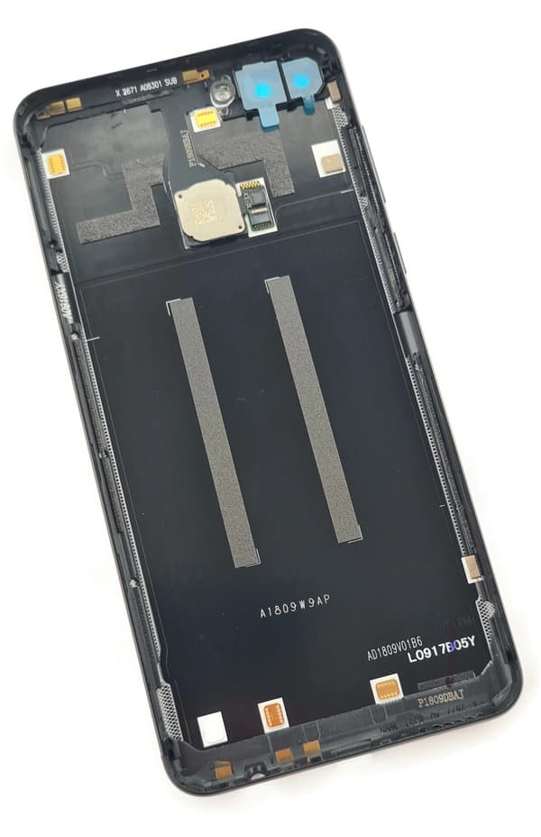 ORG Original Batteridæksel Bagtil Huawei Y9 2018, Sort