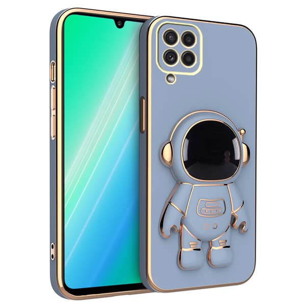 Samsung Galaxy A22 4G cover, Astronaut, Blå