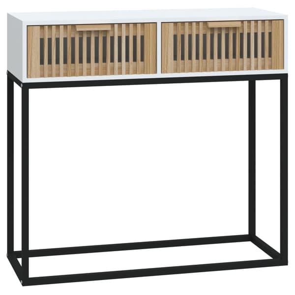 vidaXL Konsolbord, Vitt, 80x30x75 cm