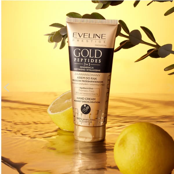 Eveline Gold Peptides håndcreme mod misfarvning 75 ml