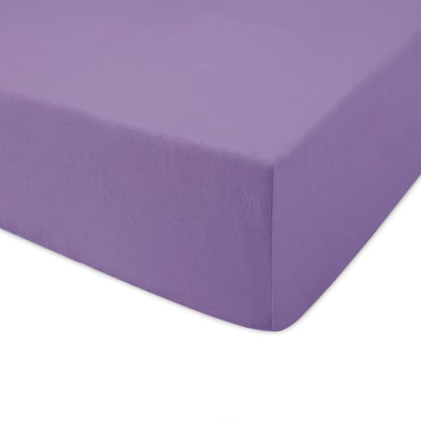 Stræklagen 80x160 elastisk JERSEY 100% BOMULD lys lilla