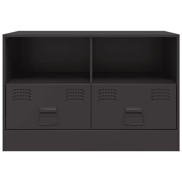 vidaXL TV-bord sort 67x39x44 cm stål