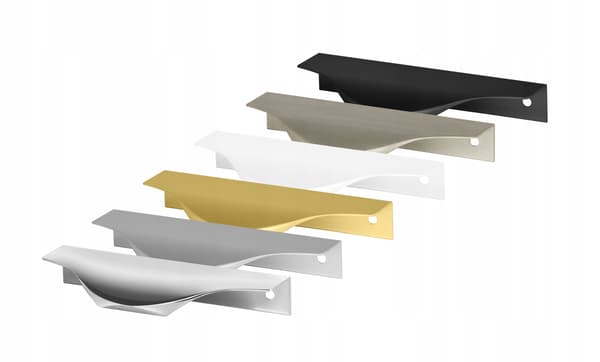 Møbelgreb med guldkant, 18 cm, let og holdbart UA04 til skabe