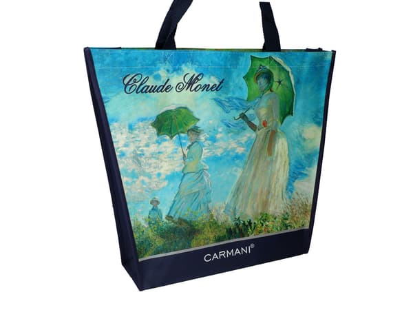 Trapez-taske - C. Monet, collage (CARMANI)