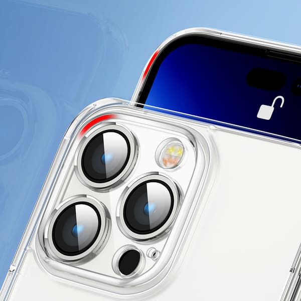 Fodral för iPhone 14 Plus, slitstarkt skal, transparent 14D