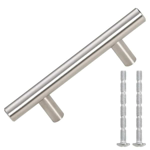 vidaXL skabsgreb 10 stk. sølv 64 mm rustfrit stål