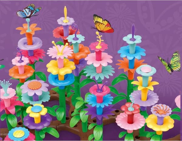 Blomsterträdgårdsklossar 198 bitar (Tadekmark)