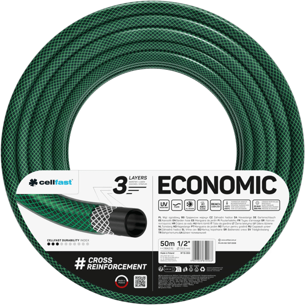 Cellfast Ekonomisk Trädgårdsslang 1/2″ 50 m (10-003)