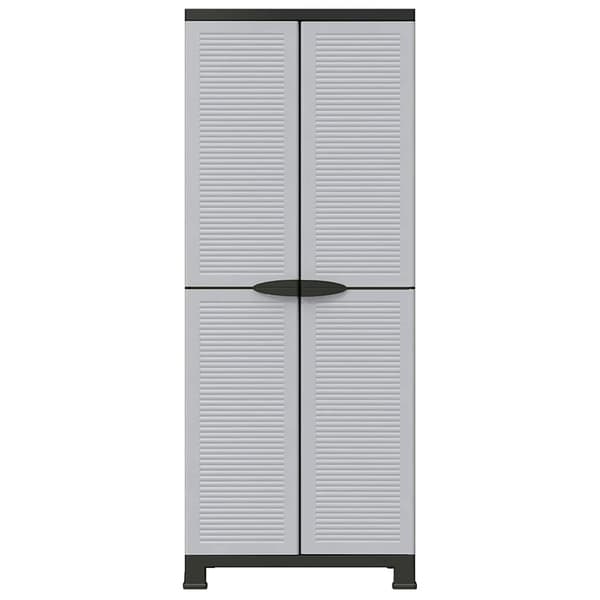 vidaXL Plastskåp, 68x39x171,5 cm